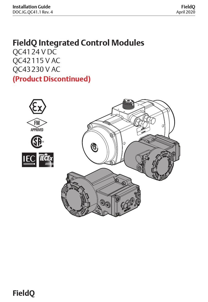 Emerson FieldQ QC4124 V DC User manual