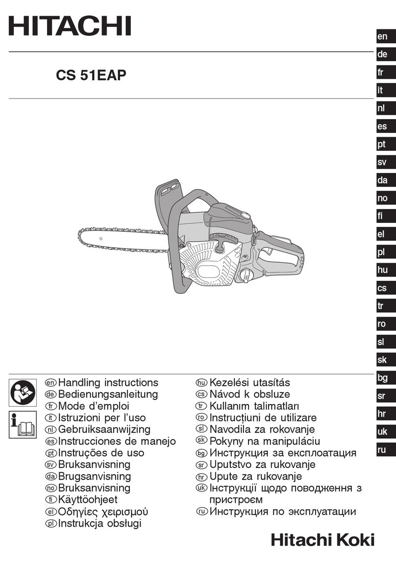 Hitachi Koki CS 51EAP User manual