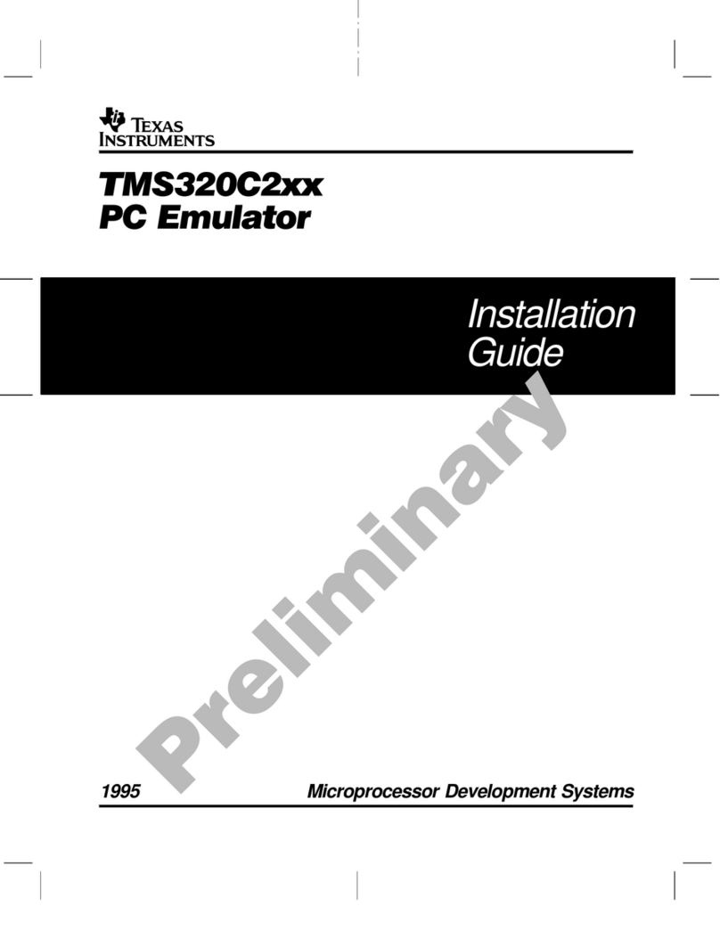 Texas Instruments TMS320C2 Series installation guide