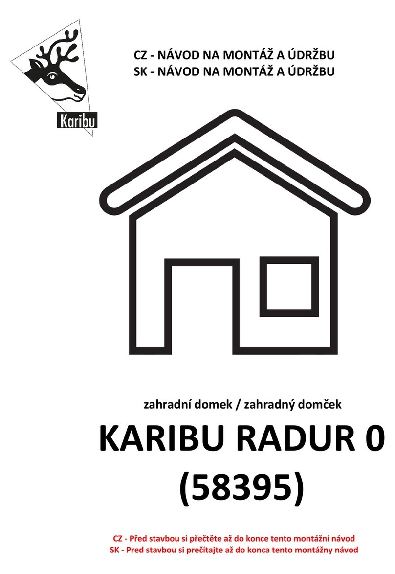 Karibu RADUR 0 Building instructions