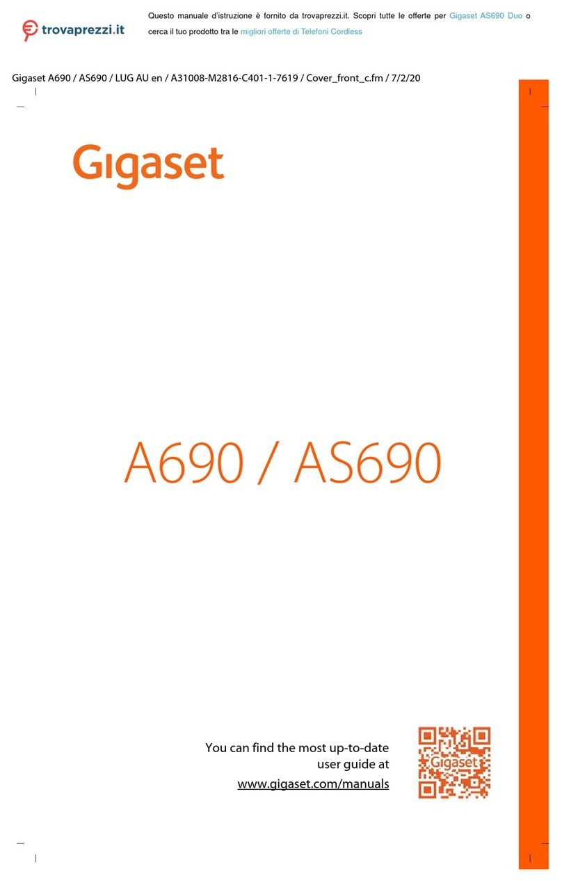 Gigaset AS690 Duo User manual