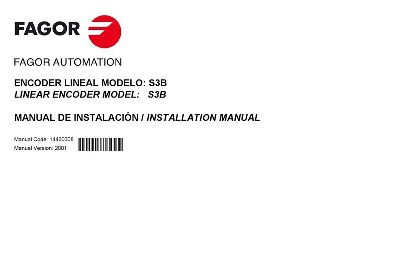Fagor S3B installation manual