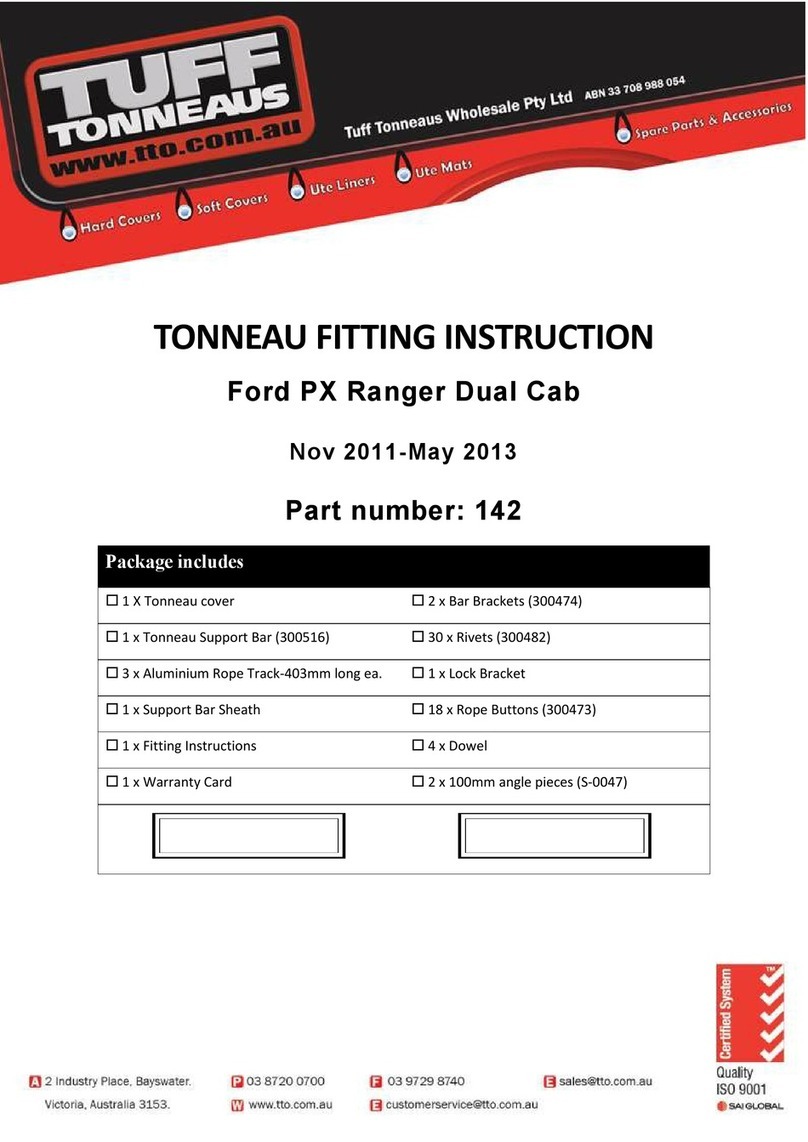 Tuff Tonneaus 142 Install guide