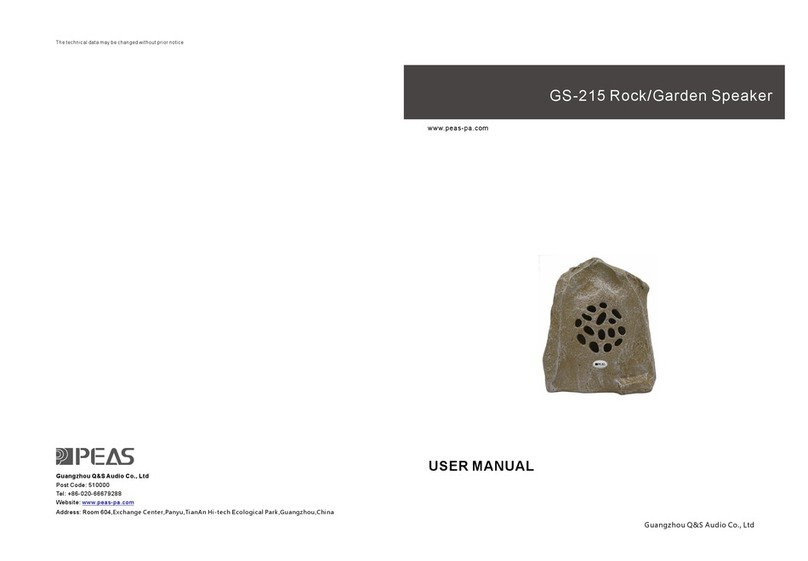 PEAS GS-215 user manual