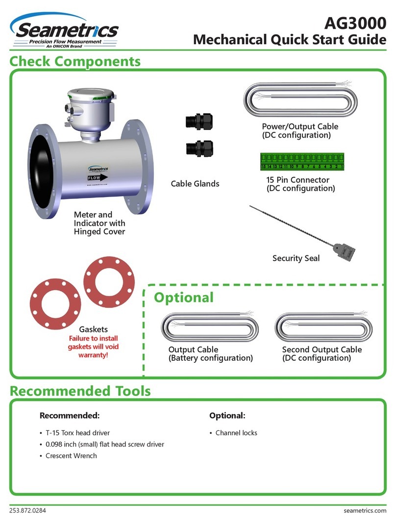 Seametrics AG3000 Series quick start guide