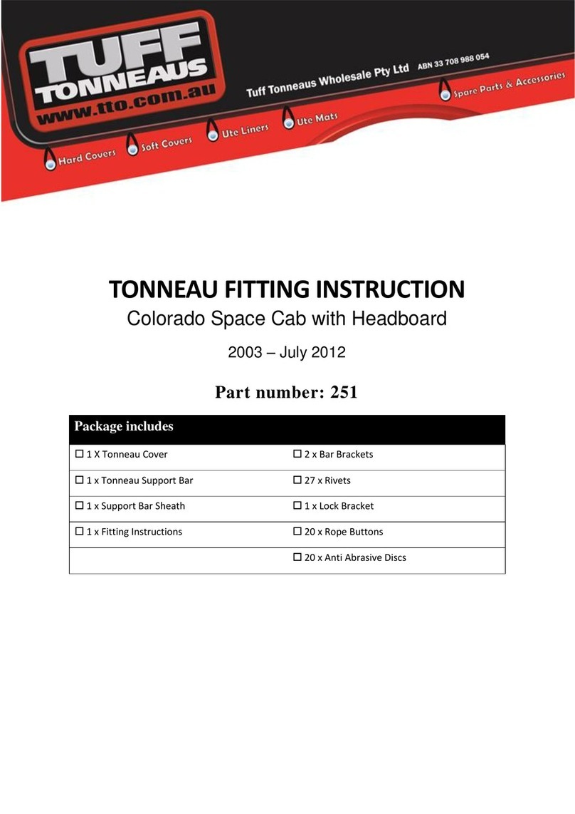 Tuff Tonneaus 251 Install guide Tuff Tonneaus 251 Install guide