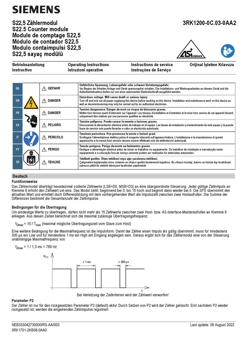 Siemens 3RK1200-0C.03-0AA2 User manual