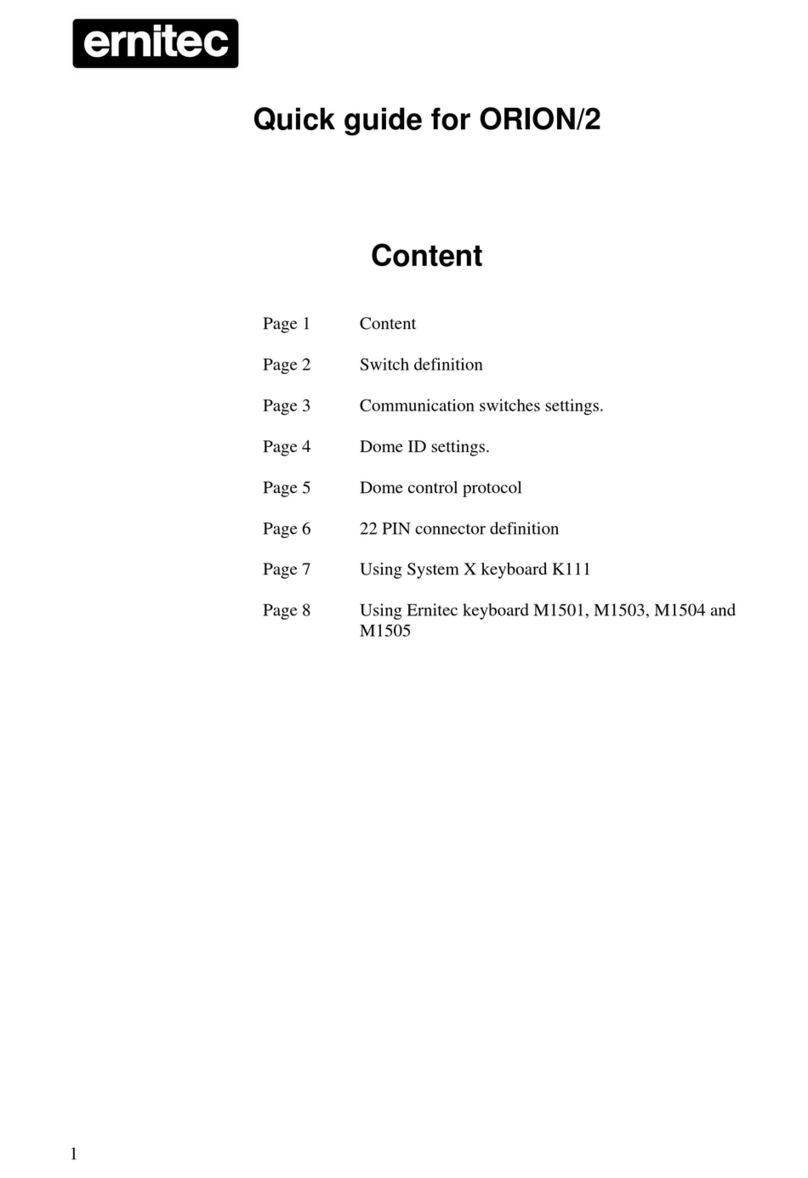 ERNITEC Orion/2 User manual ERNITEC Orion/2 User manual