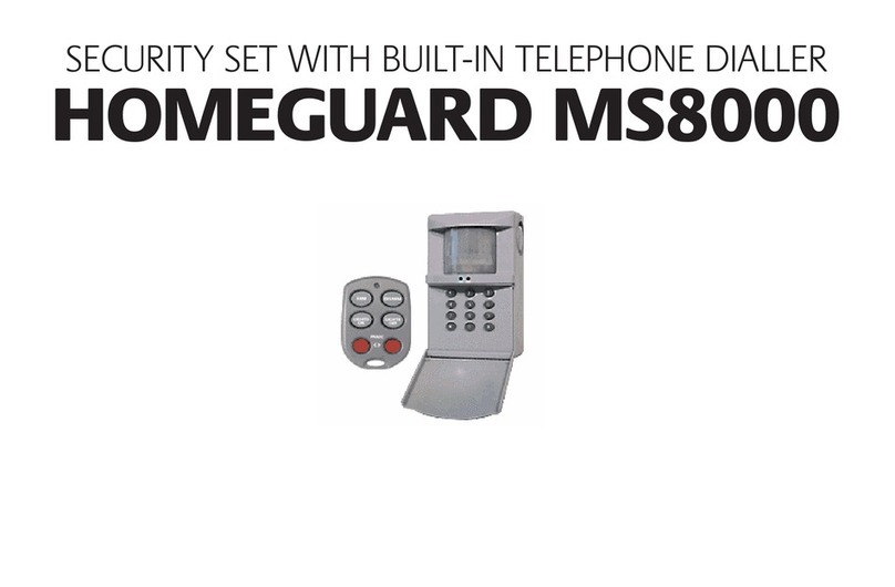 Homeguard MS8000 manual