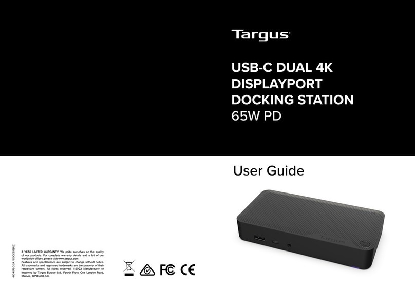 Targus DOCK315EUZ User manual