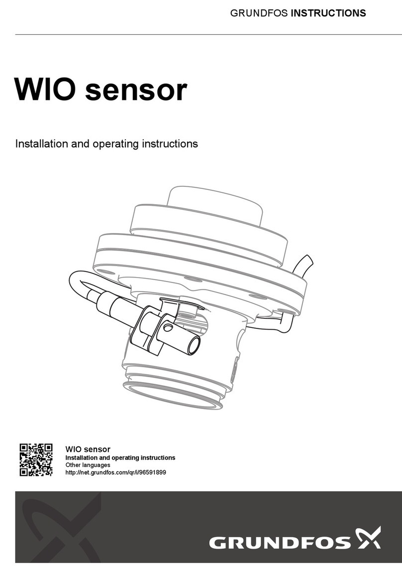Grundfos WIO sensor User manual Grundfos WIO sensor User manual