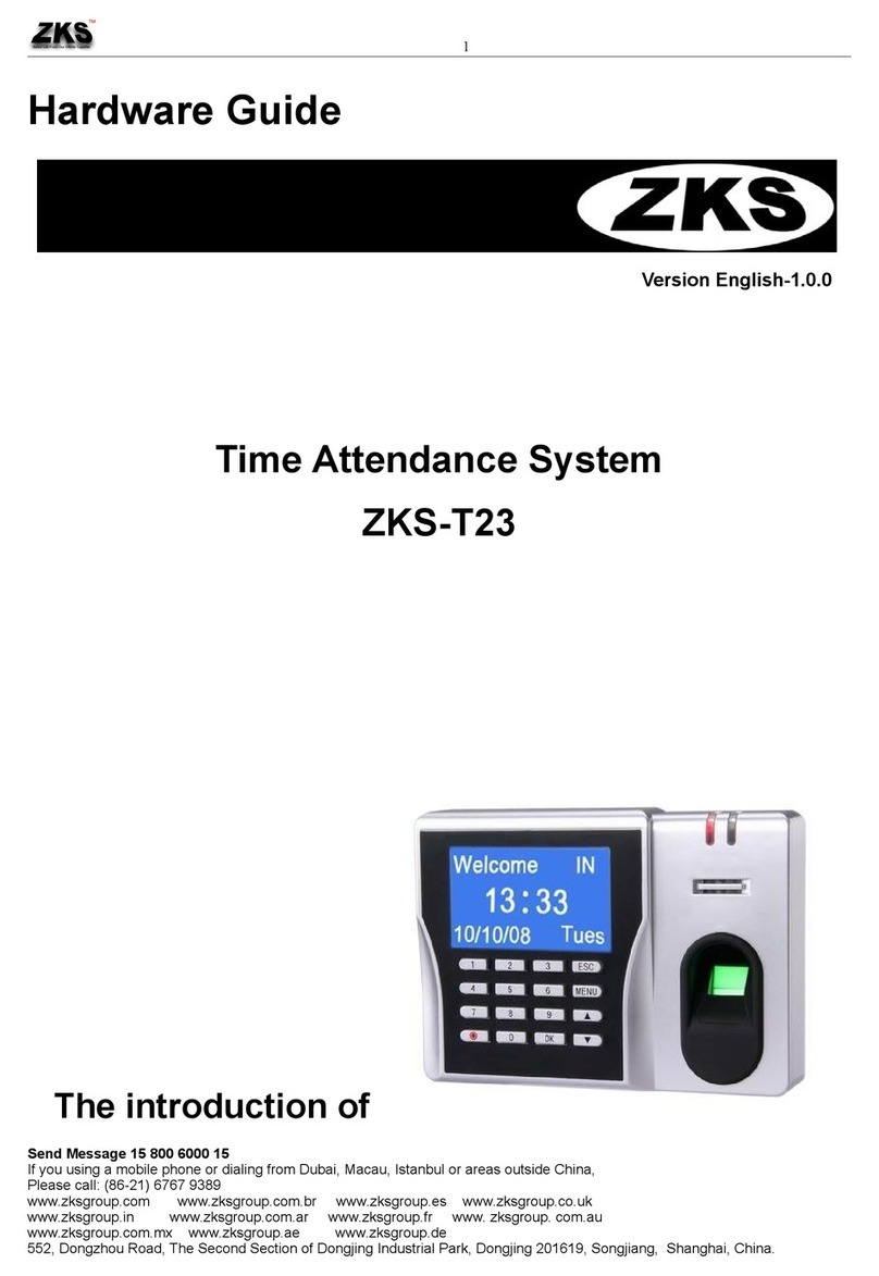 Zks ZKS-T23 Hardware guide