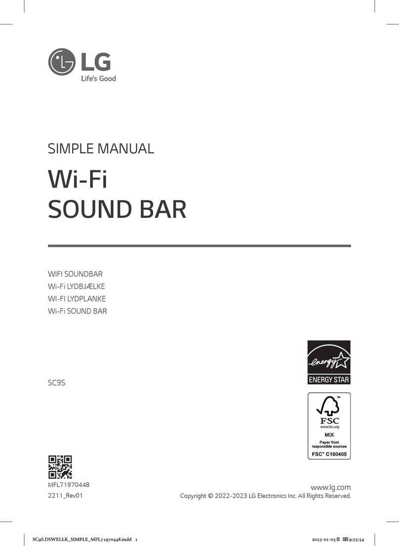LG SC9S Specification sheet