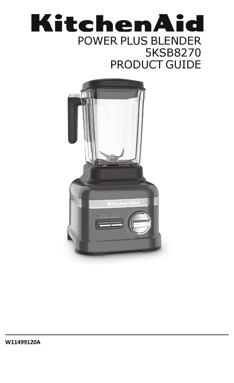 KitchenAid Artisan Power Plus 5KSB8270 Product guide