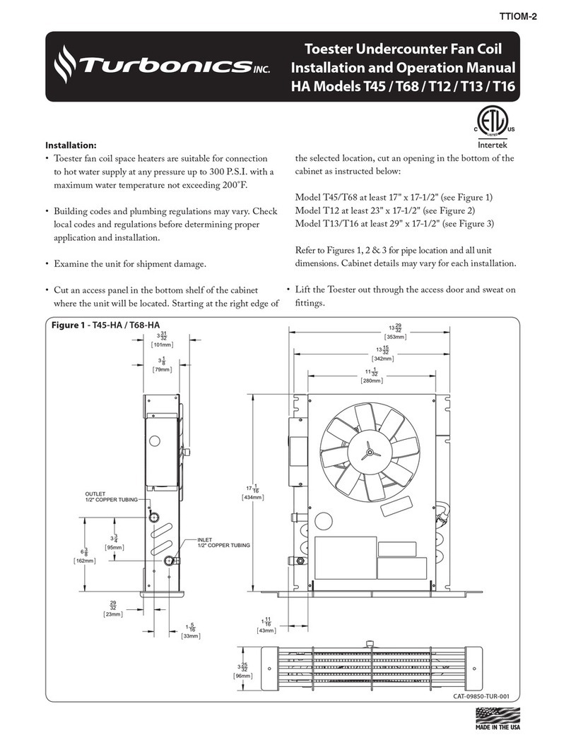 Turbonics T45 Installation and operation manual