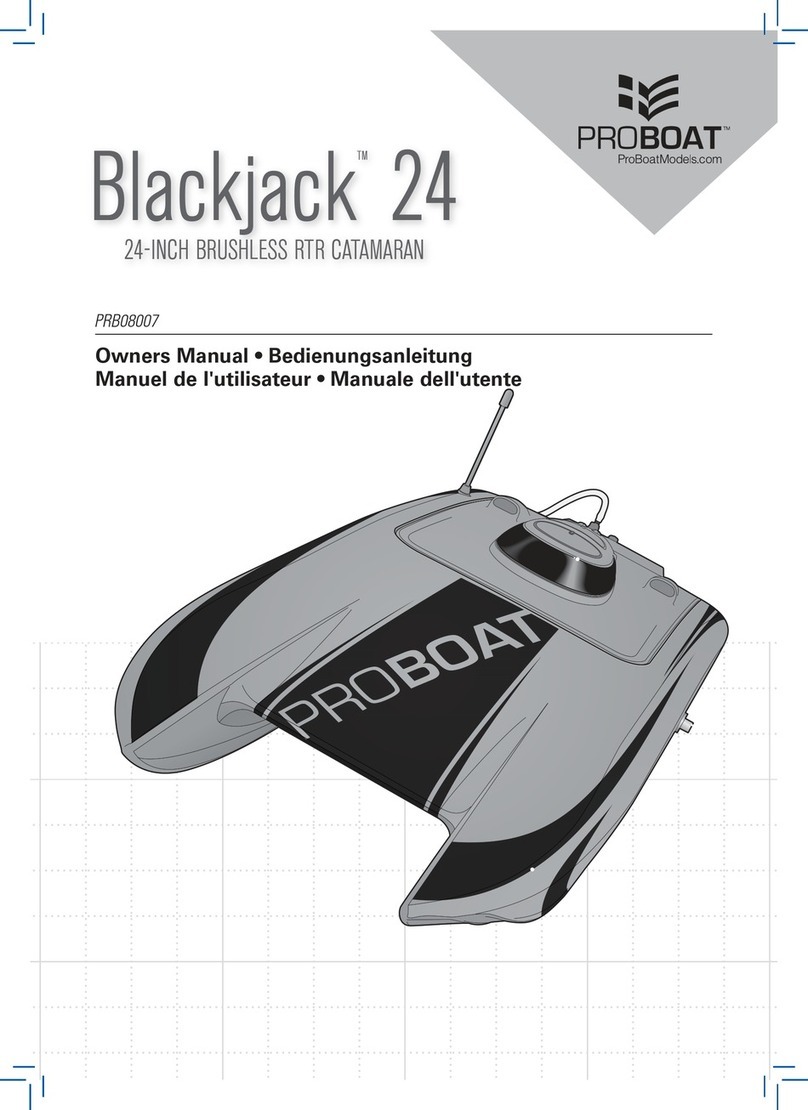 Pro Boat Blackjack 24 owner's manual