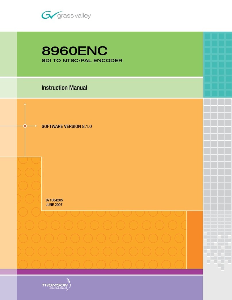THOMSON GRASS VALLEY 8960ENC instruction manual