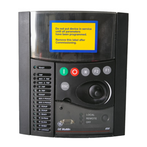 GE Multilin F650 User manual GE Multilin F650 User manual