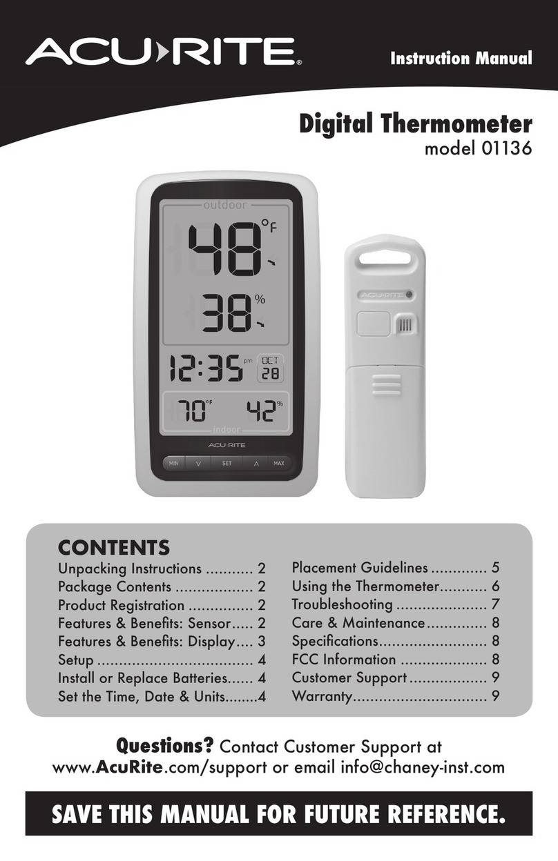 ACU-RITE 01136 instruction manual