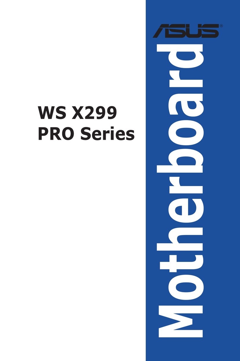 Asus WS X299 PRO Series User manual