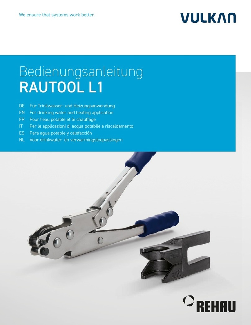 Rehau VULKAN RAUTOOL L1 User manual