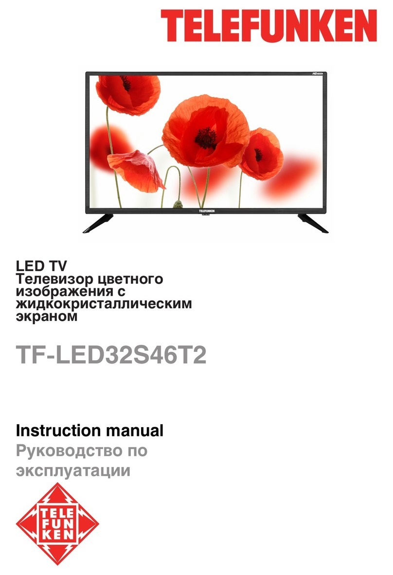 Telefunken TF-LED32S46T2 User manual Telefunken TF-LED32S46T2 User manual
