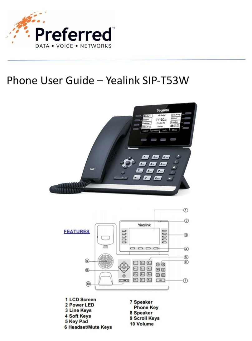 Yealink SIP-T53W User manual