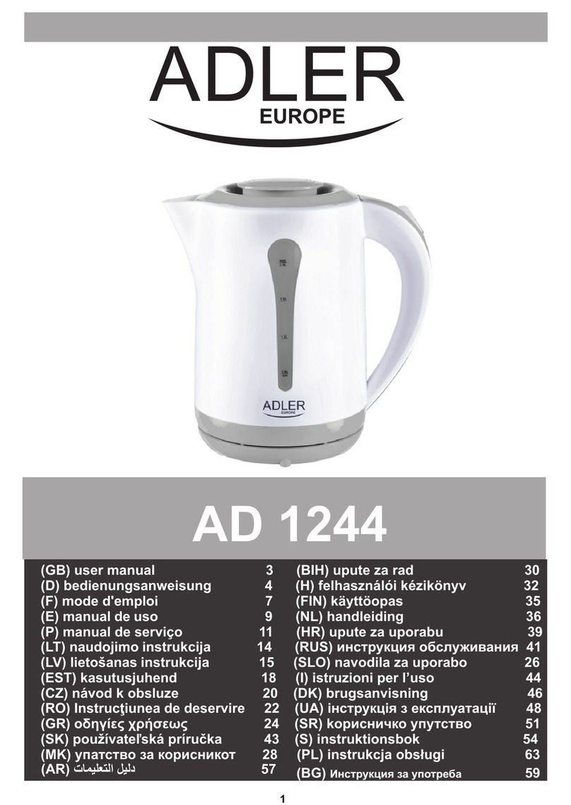 Adler Europe AD 1244 User manual