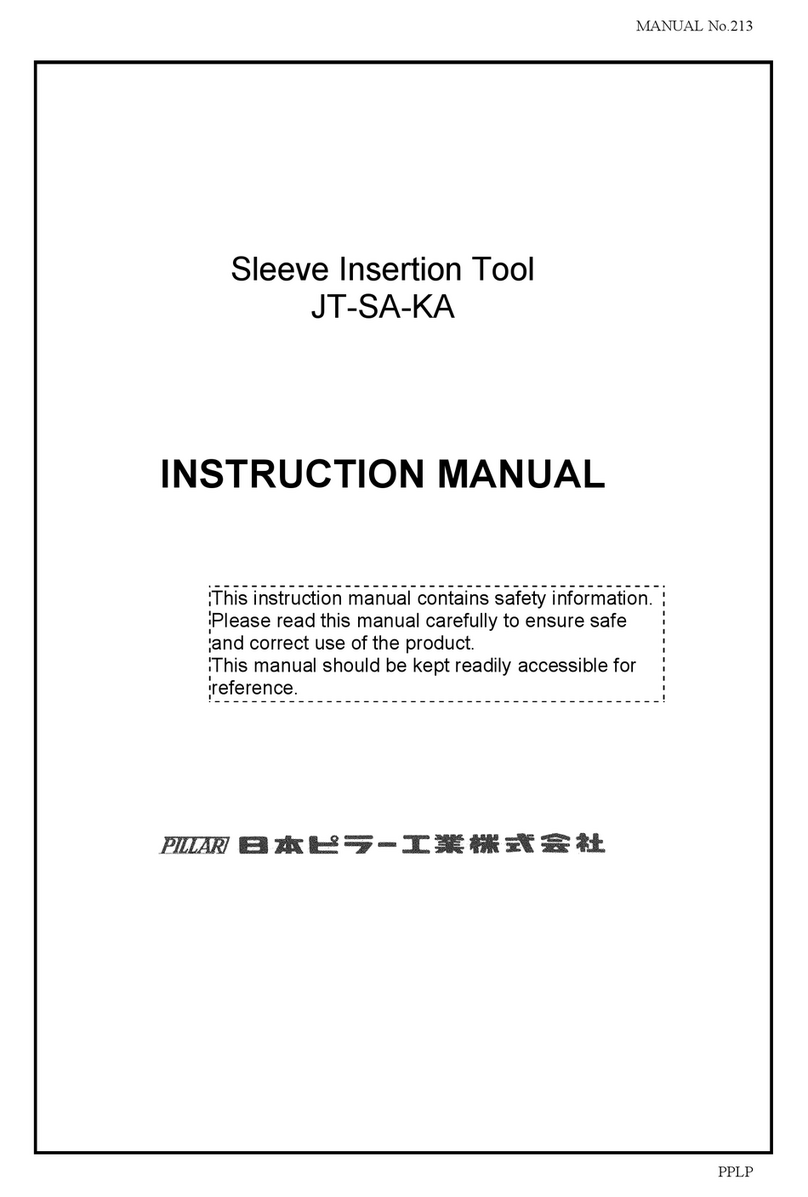 Pillar JT-SA-KA instruction manual