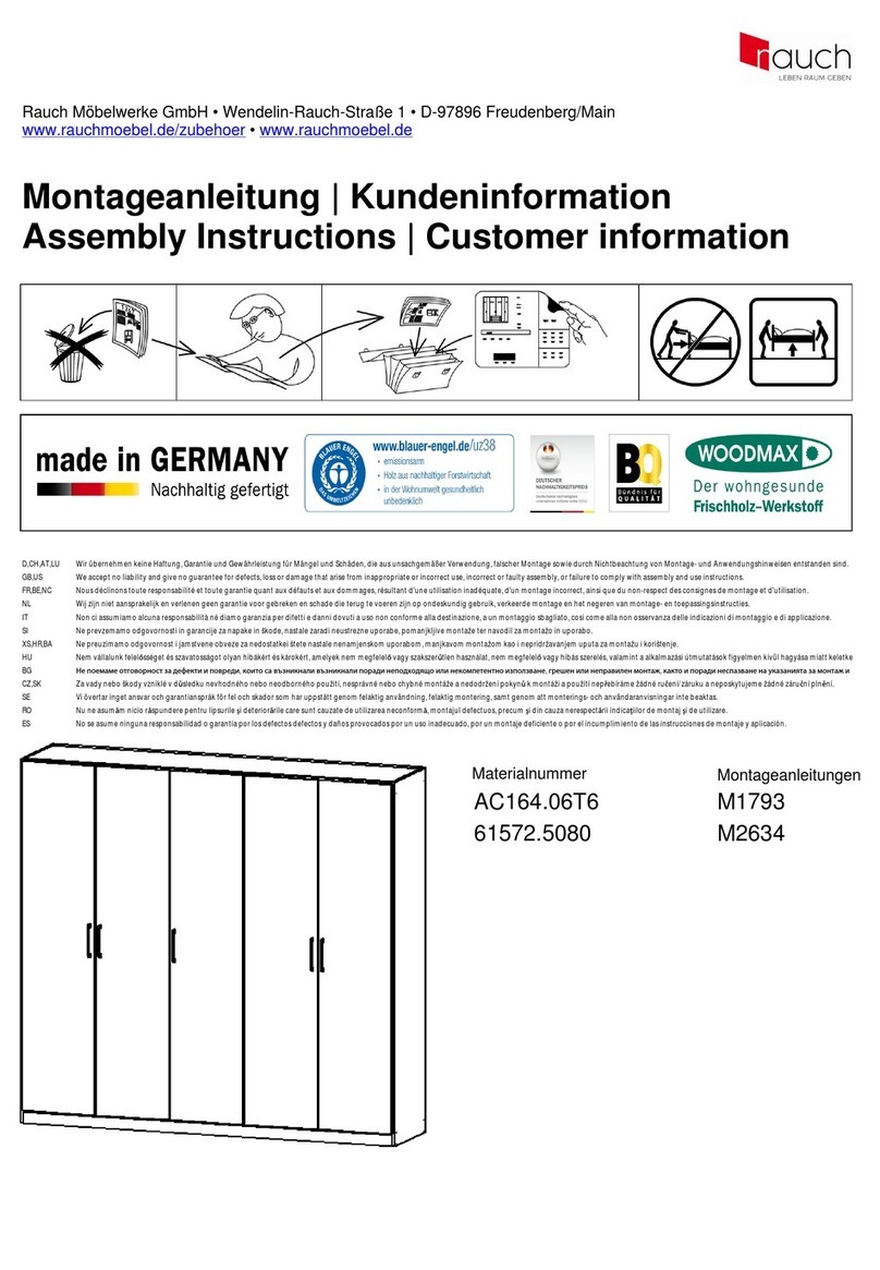 Rauch M1793 Assembly instructions