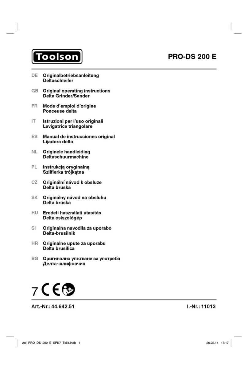Toolson PRO-DS 200 E User manual