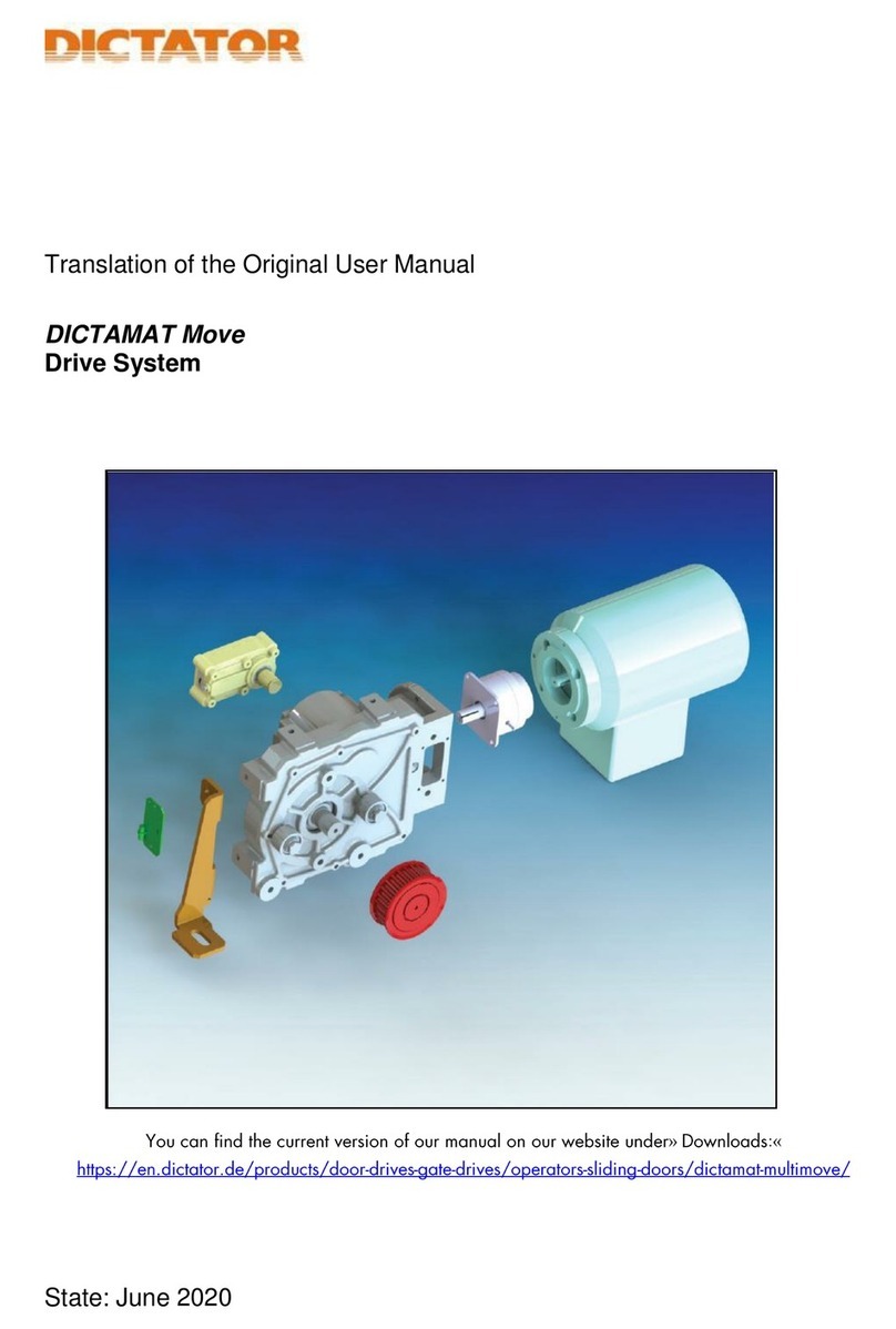Dictator DICTAMAT Move Translation of the original user manual Dictator DICTAMAT Move Translation of the original user manual