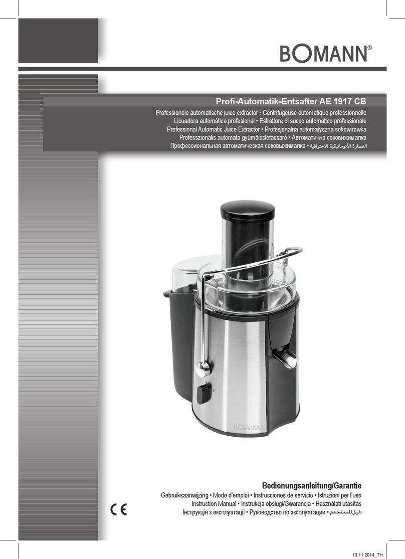 BOMANN AE 1917 CB instruction manual