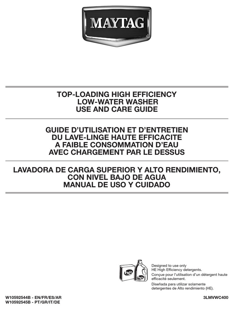 Maytag 3LMVWC400 User manual