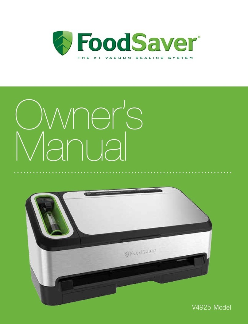 FoodSaver V4925 owner's manual