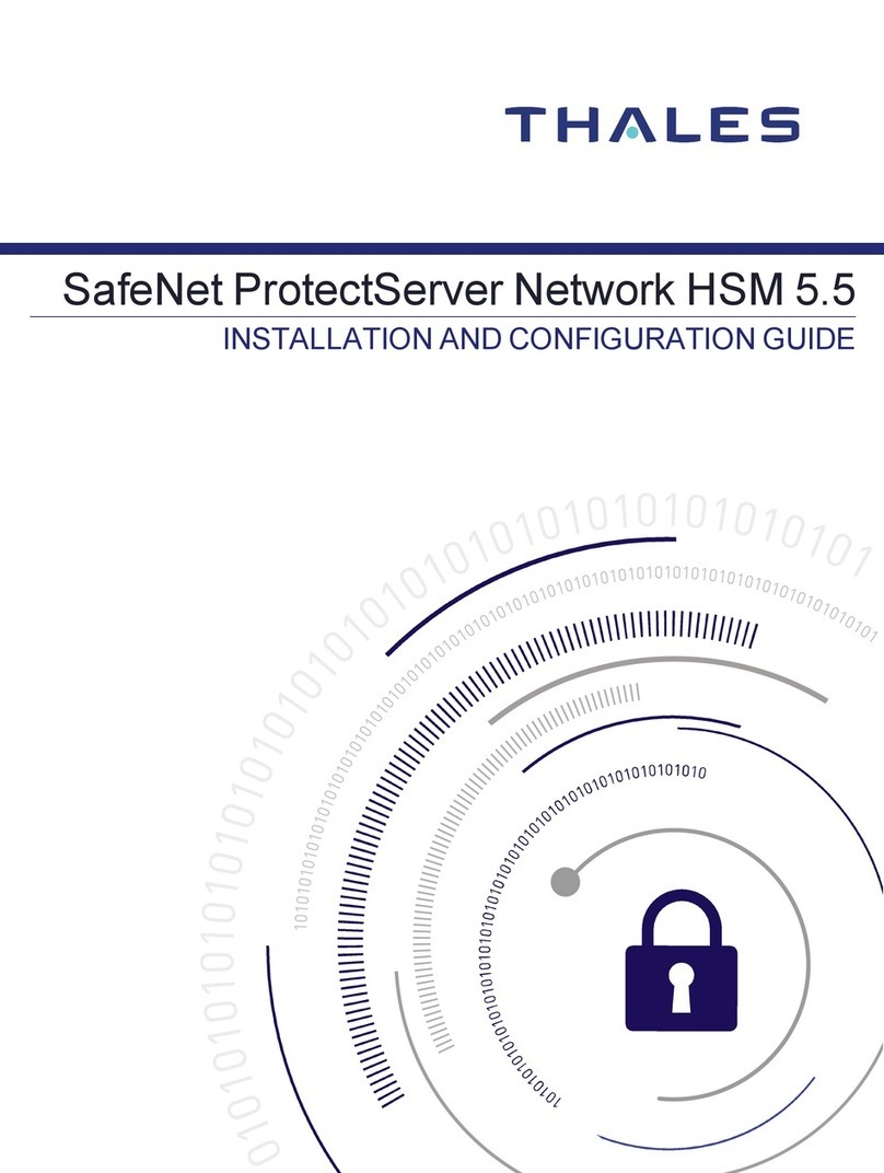 Thales SafeNet ProtectServer Network HSM 5.5 Operator's manual