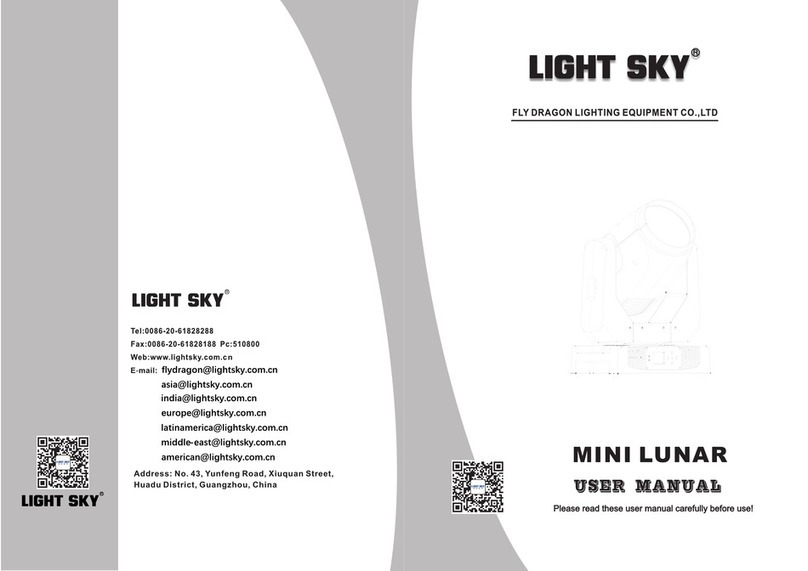 Light Sky MINI LUNAR User manual