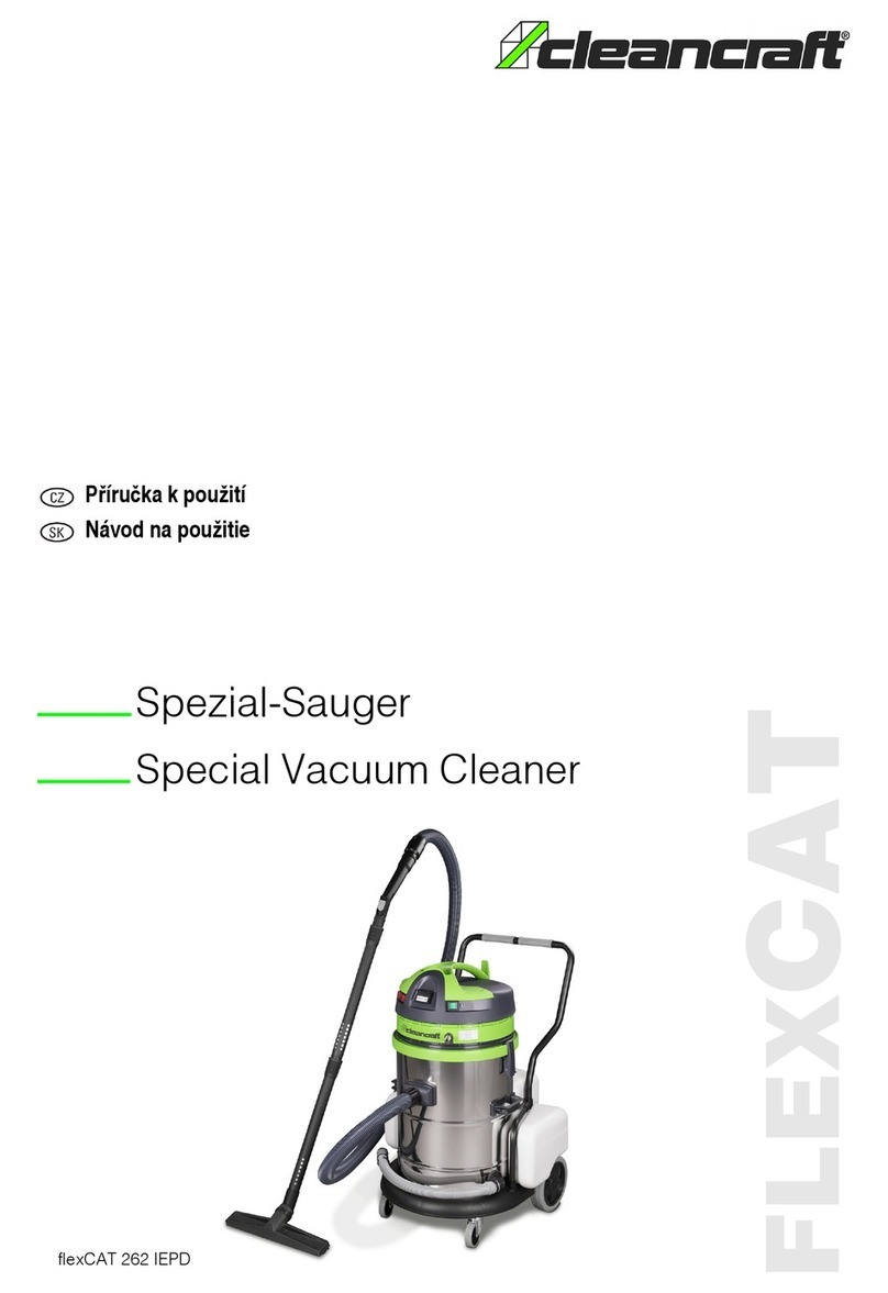 CleanCraft flexCAT 262 IEPD manual