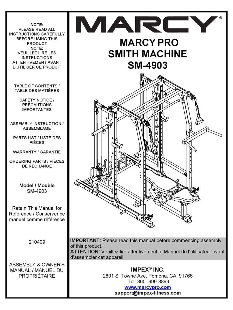 Impex MARCY SM-4903 manual