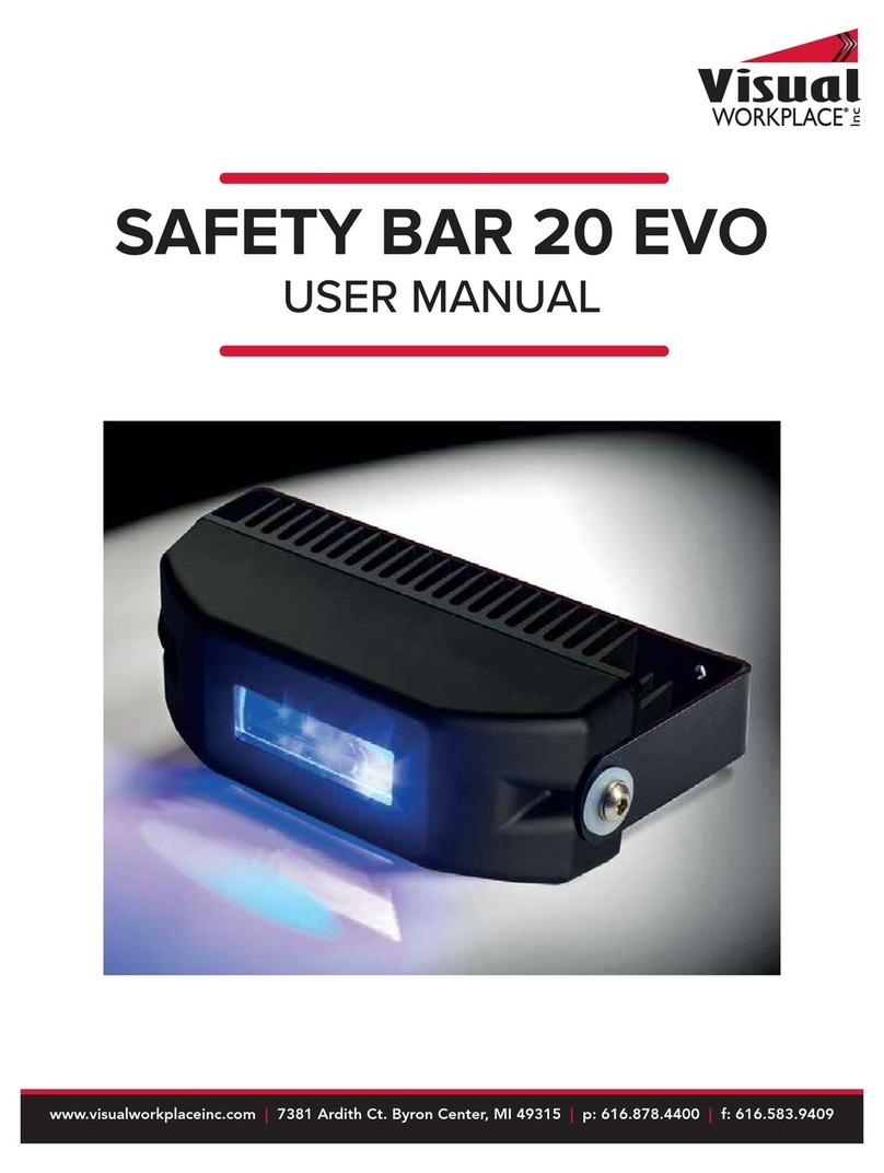 VISUAL SAFETY BAR 20 EVO User manual