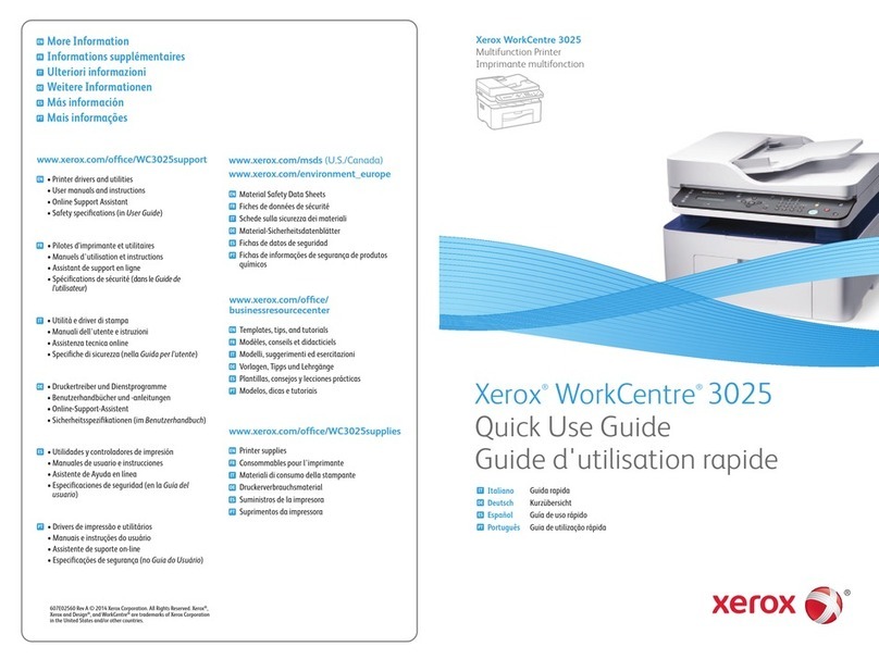 Xerox WorkCentre 3025 Operating manual