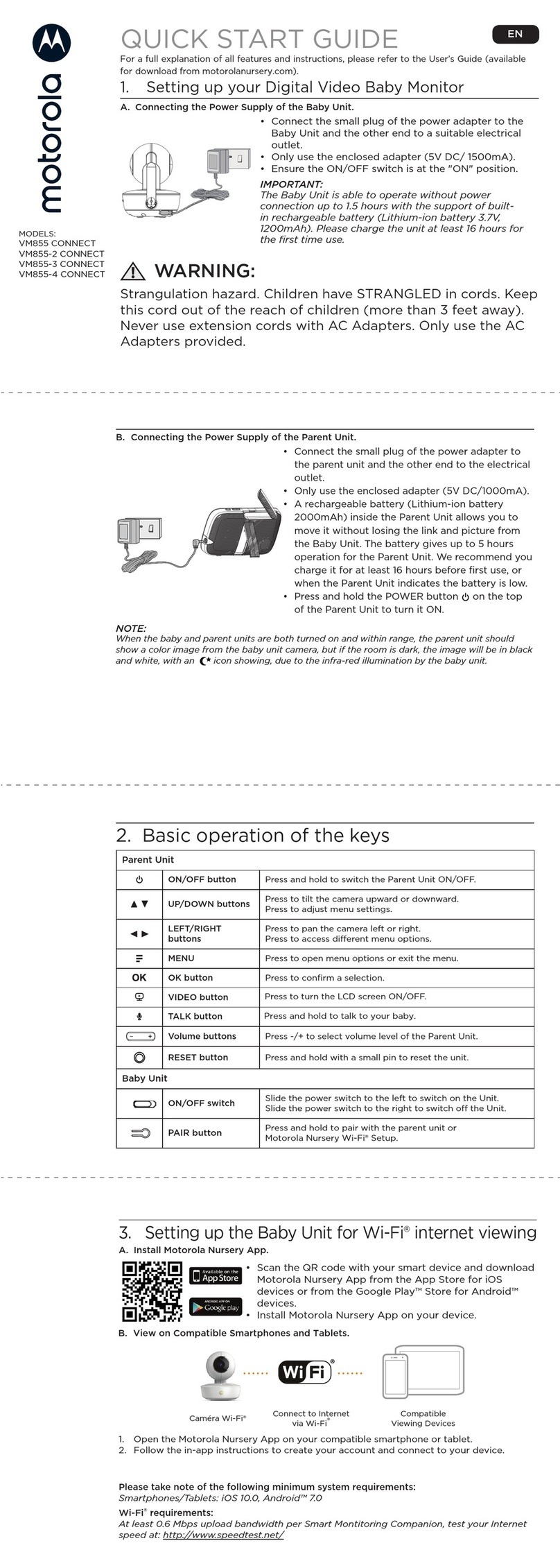 Motorola VM855-2 CONNECT User manual