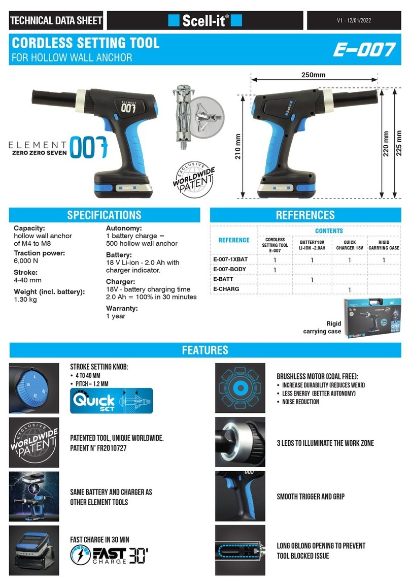 Scell-it ELEMENT 007 operating instructions