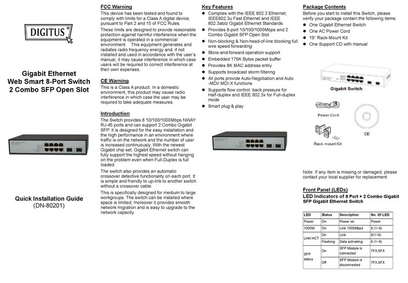 Digitus DN-80201 Quick installation guide