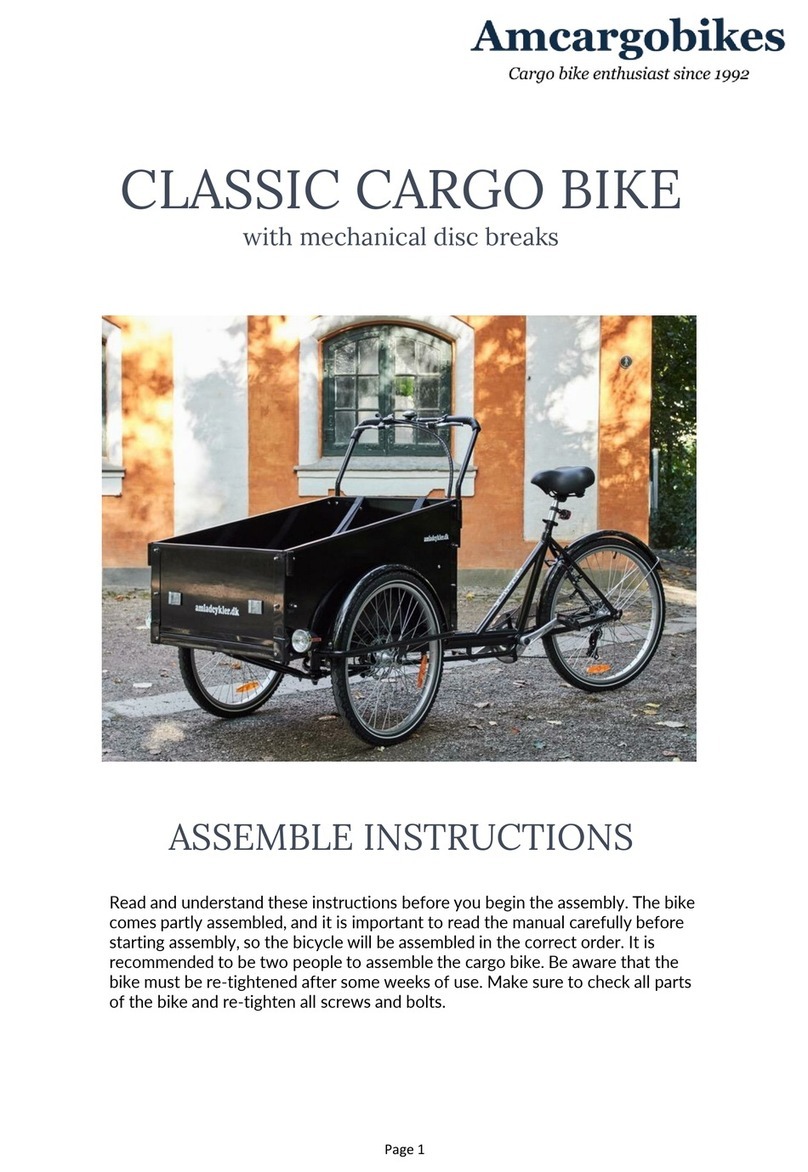 Amcargobikes Classic Assemble instructions