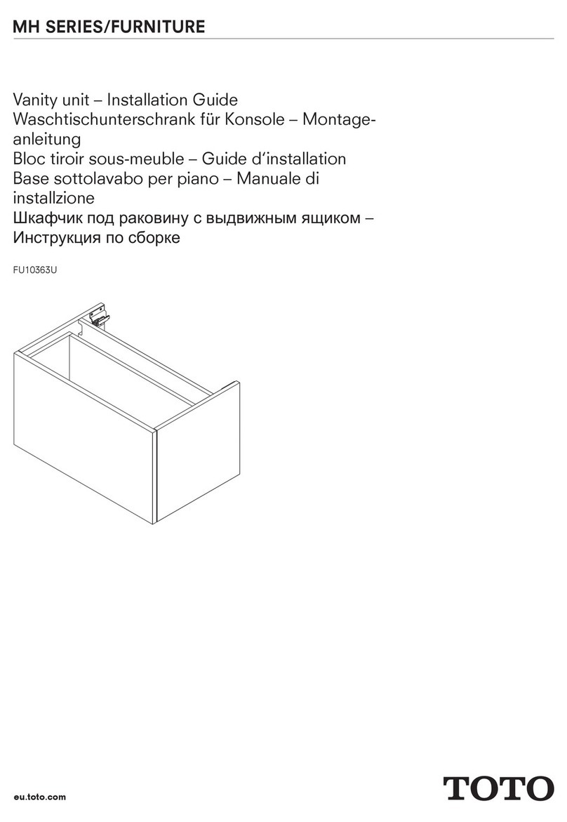 Toto MH Series installation guide