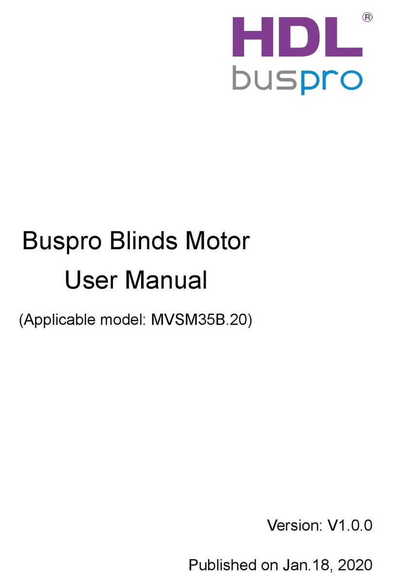 HDL MVSM35B.20 user manual