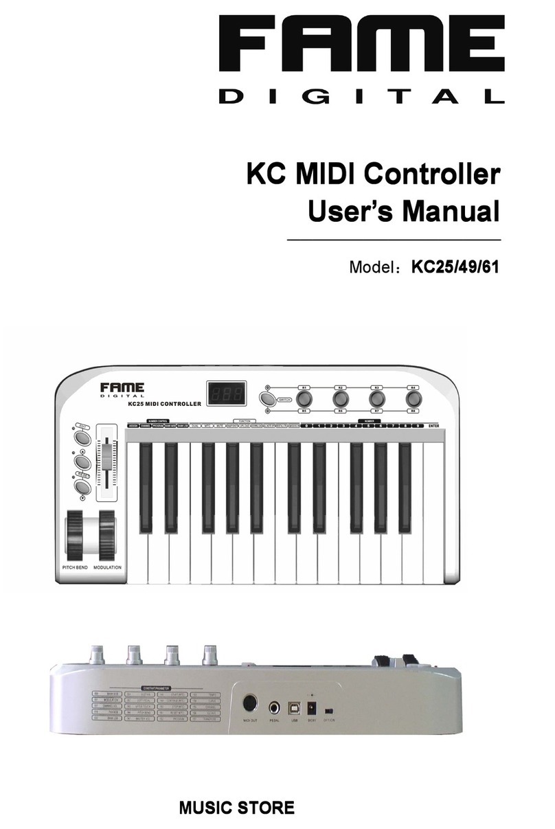 FAME KC Series User manual