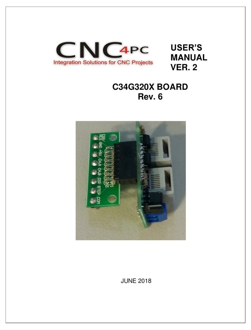 CNC4PC C34G320X User manual