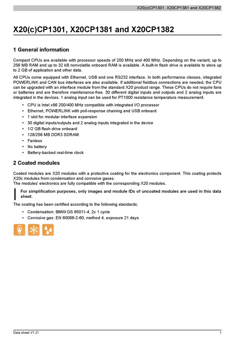 BR-Automation X20CP1301 manual